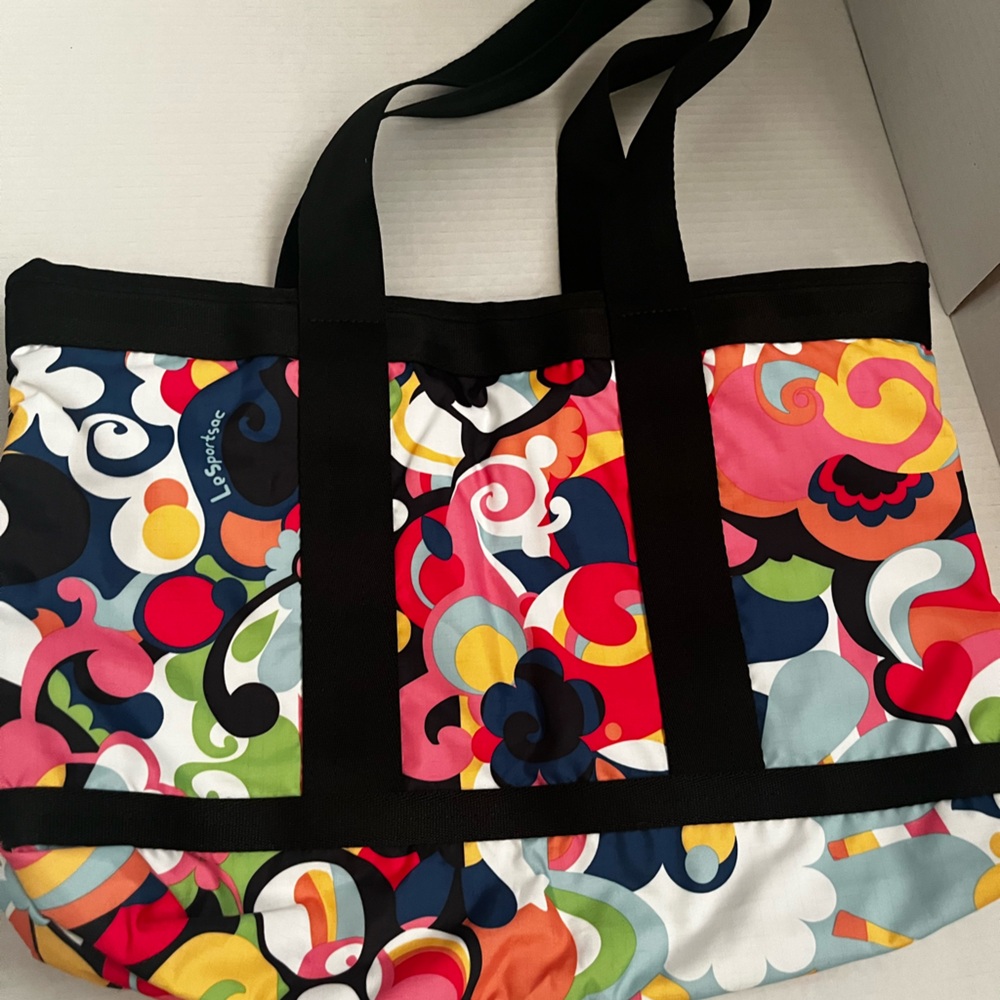 Le sport sac floral print tote